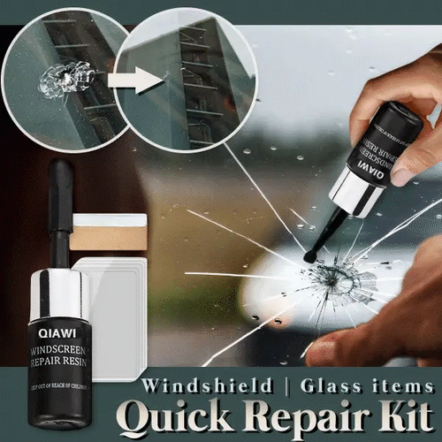 【🔥Last day 80 % off】QIAWI™ Car Windshield Crack Repair Kit
