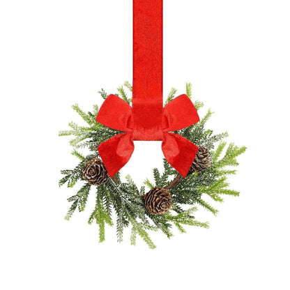 🔥 Early bird promotion🎄Mini Christmas Wreaths✨Maximum Holiday Magic, Instant Festive Charm & Versatile Decor! 🎀