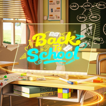 🌲Early Christmas Sale🎁✨LED Erasable Note Board with Colors🎨-For gift,Notepad,drawing board-Where Creativity Lights Up!