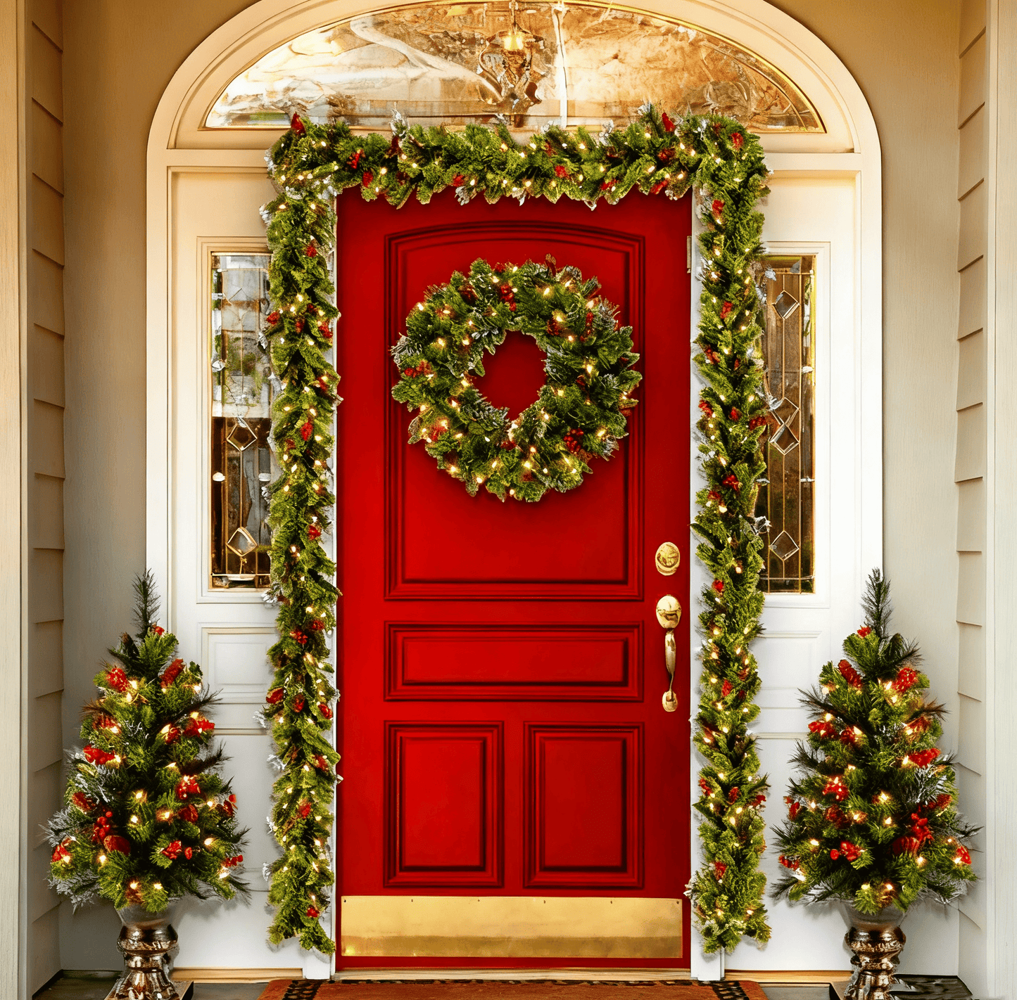 🔥Early Bird Sale✨ -🎅🏻 Illuminated Christmas Wreath