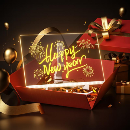 🌲Early Christmas Sale🎁✨LED Erasable Note Board with Colors🎨-For gift,Notepad,drawing board-Where Creativity Lights Up!