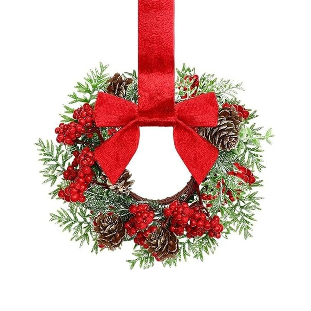 🔥 Early bird promotion🎄Mini Christmas Wreaths✨Maximum Holiday Magic, Instant Festive Charm & Versatile Decor! 🎀