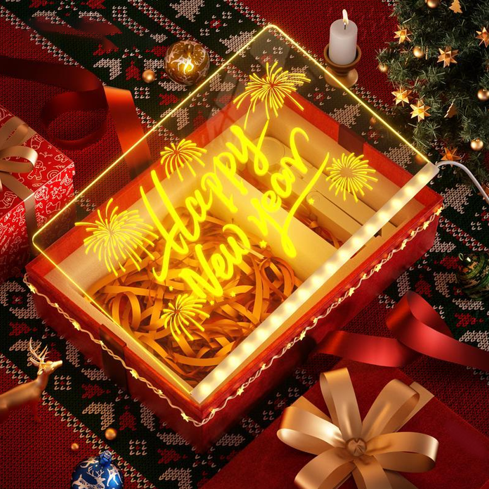 🌲Early Christmas Sale🎁✨LED Erasable Note Board with Colors🎨-For gift,Notepad,drawing board-Where Creativity Lights Up!