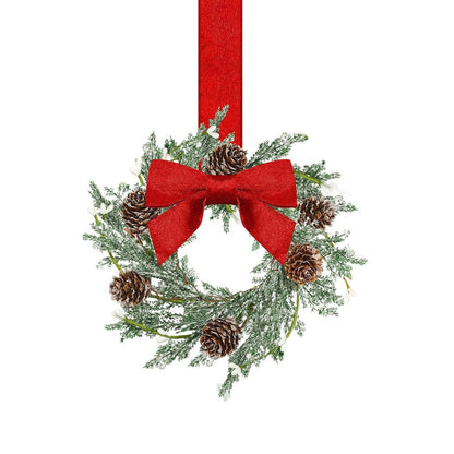 🔥 Early bird promotion🎄Mini Christmas Wreaths✨Maximum Holiday Magic, Instant Festive Charm & Versatile Decor! 🎀