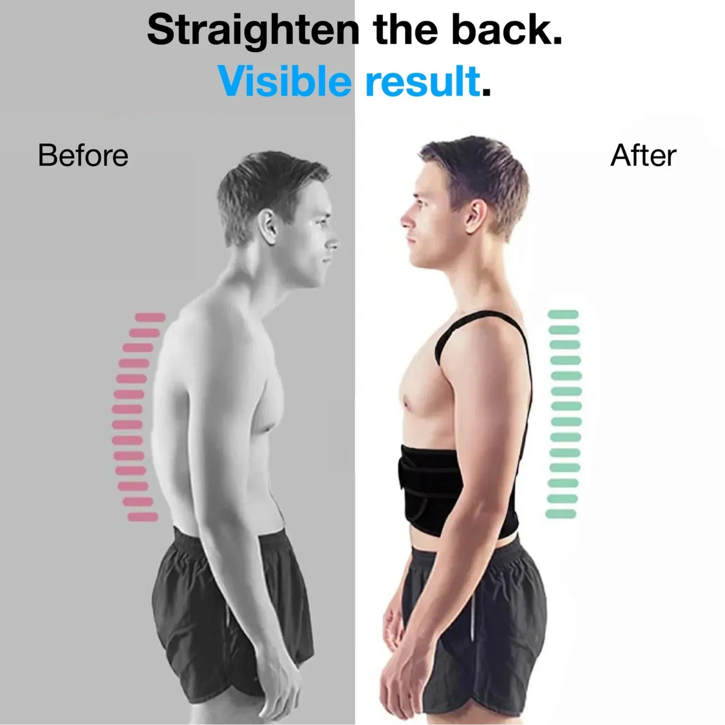 (🔥Limited Time Half Price Sale🔥)👦HZA™ Back Correction Belt - THE INVISIBLE BACK HERO👧