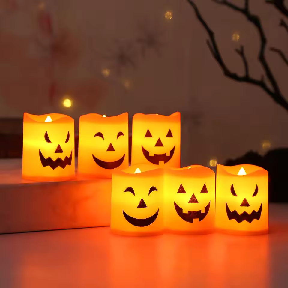 Halloween LED Candle Set（6 pieces）