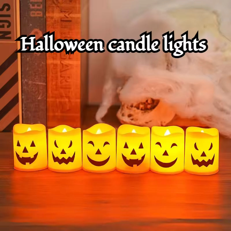 Halloween LED Candle Set（6 pieces）