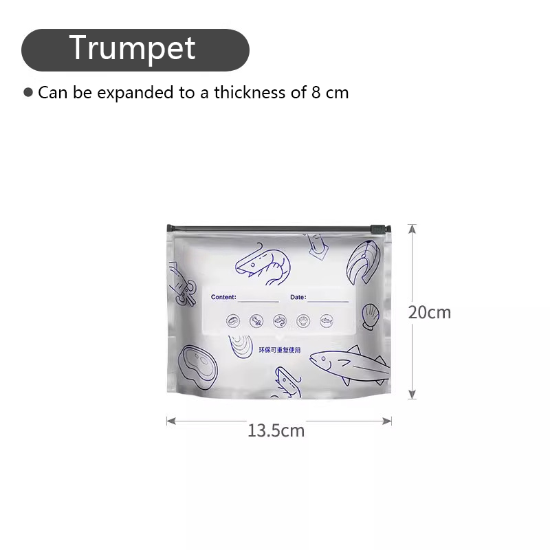 🔥Limited-time discount ✨(30pcs )Reusable Aluminum Foil Sealable Storage Bags, Stand Up Foil Sealable Bags with Label and Zip Lock for Vegetable Fruit Meat