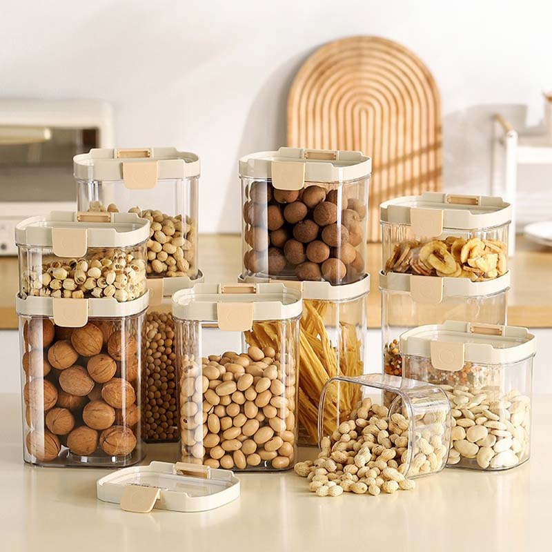 🎁Offer ends when sold out🧑‍🍳Airtight Cereal Storage Container with Foldable Pour Spout
