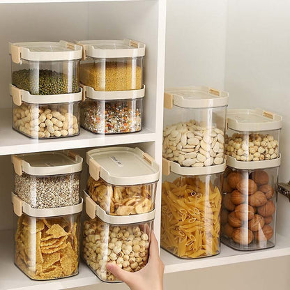 🎁Offer ends when sold out🧑‍🍳Airtight Cereal Storage Container with Foldable Pour Spout