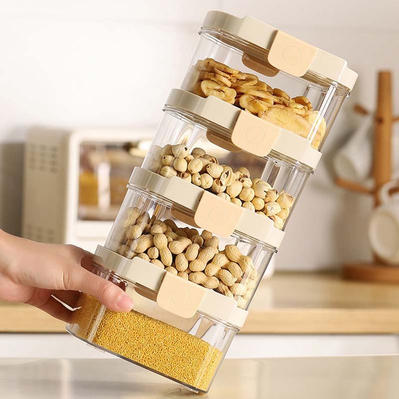 🎁Offer ends when sold out🧑‍🍳Airtight Cereal Storage Container with Foldable Pour Spout